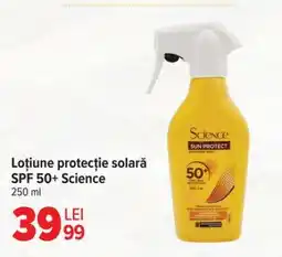 Carrefour Loțiune protecție solară SPF 50+ Science Ofertă