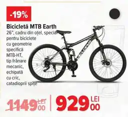 Carrefour Bicicletă MTB Earth Ofertă