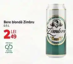 Carrefour Bere blondă Zimbru Ofertă