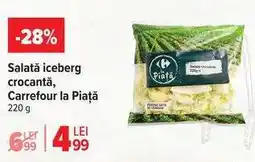 Carrefour Salată iceberg crocantă, Carrefour la Piață Ofertă