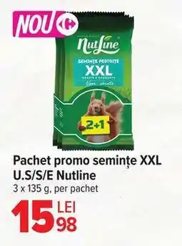 Carrefour Pachet promo semințe XXL U.S/S/E Nutline Ofertă