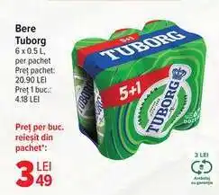 Carrefour Bere Tuborg Ofertă