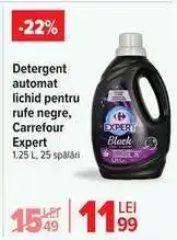 Carrefour Detergent automat lichid pentru rufe negre, Carrefour Expert Ofertă