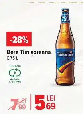Carrefour Bere Timisoreana Ofertă