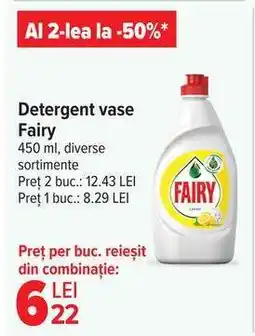 Carrefour Detergent vase, Fairy Ofertă