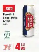 Carrefour Bere fără alcool Stella Artois 0.5 L Ofertă