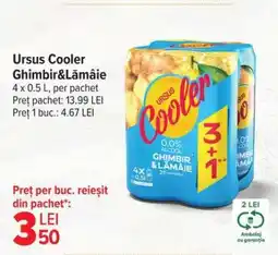 Carrefour Ursus Cooler Ghimbir&Lămâie Ofertă