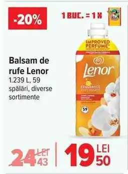 Carrefour Balsam de rufe, Lenor Ofertă