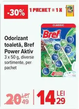 Carrefour Odorizant toaletă, Bref Power Aktiv Ofertă