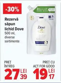Carrefour Rezervă săpun lichid, Dove Ofertă
