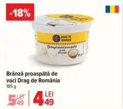 Carrefour Brânză proaspătă de vaci Drag de România Ofertă