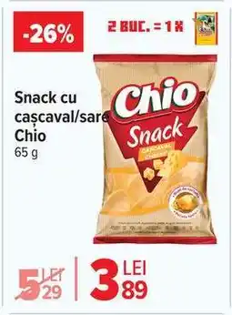Carrefour Snack cu cașcaval/sare Chio Ofertă