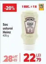 Carrefour Sos usturoi Heinz Ofertă