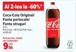 Carrefour Coca-Cola original/Fanta portocale/Fanta struguri Ofertă