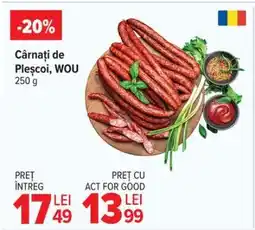 Carrefour Cârnați de Pleșcoi, WOU 250 g Ofertă