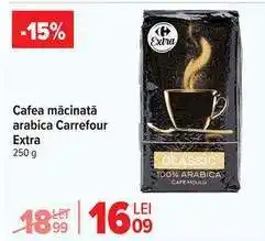 Carrefour Cafea măcinată arabica Carrefour Extra Ofertă