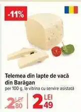 Carrefour Telemea din lapte de vacă din Bărăgan Ofertă