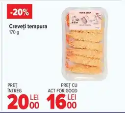Carrefour Creveți tempura Ofertă