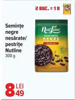 Carrefour Semințe negre nesărate/pestrițe Nutline 300 g Ofertă