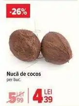 Carrefour Nucă de cocos Ofertă