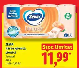 Lidl ZEWA Hârtie igienică, piersică Ofertă