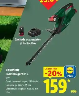 Lidl PARKSIDE Foarfecă gard viu Ofertă