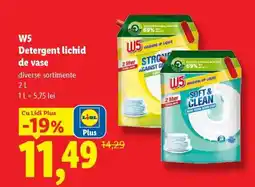 Lidl W5 Detergent lichid de vase Ofertă