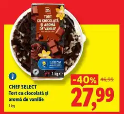 Lidl Chef Select Tort cu ciocolată și aromă de vanilie Ofertă