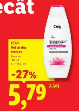 Lidl CIEN Gel de duș cremos Ofertă