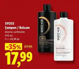 Lidl SYOSS Șampon / Balsam Ofertă