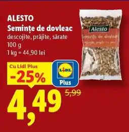 Lidl ALESTO Semințe de dovleac Ofertă