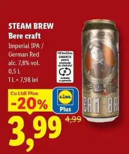 Lidl STEAM BREW Bere Craft Ofertă
