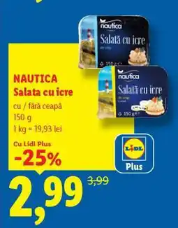 Lidl NAUTICA Salata cu icre Ofertă