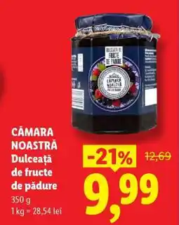 Lidl CĂMARA NOASTRĂ Dulceață de fructe de pădure Ofertă