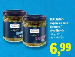 Lidl ITALIAMO Capere cu sare de mare / oțet din vin Ofertă
