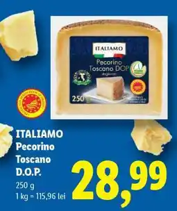 Lidl ITALIAMO Pecorino Toscano D.O.P Ofertă