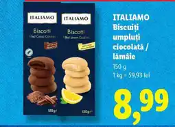 Lidl ITALIAMO Biscuiți umpluți ciocolată / lămâie Ofertă