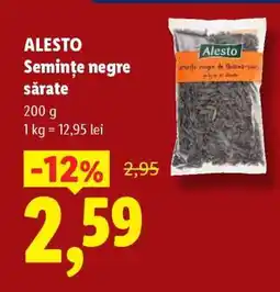 Lidl ALESTO Semințe negre sărate Ofertă