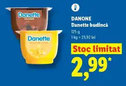 Lidl Danone Danette budincă Ofertă