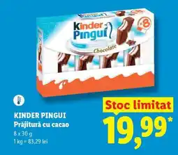Lidl KINDER PINGUI Ofertă