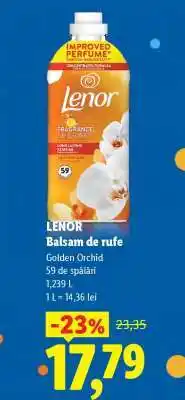Lidl Lenor Balsam de rufe Ofertă