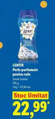 Lidl LENOR Perle parfumate pentru rufe Ofertă