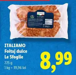 Lidl Italiamo Foitaj dulce Le Sfoglie Ofertă