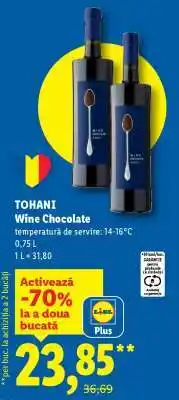 Lidl Tohani Wine Chocolate Ofertă