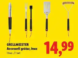 Lidl GRILLMEISTER Accesorii grătar, inox Ofertă