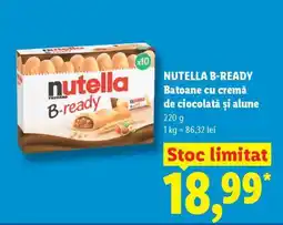 Lidl Nutella B-Ready Ofertă