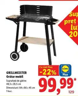 Lidl GRILLMEISTER Grătar mobil Ofertă