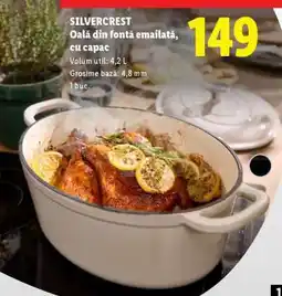 Lidl SILVERCREST Oală din fontă emailată, cu capac Ofertă