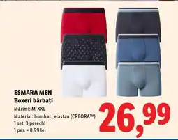 Lidl ESMARA MEN Boxeri bărbați Ofertă