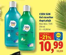 Lidl CIEN SUN Gel răcoritor după plajă Ofertă